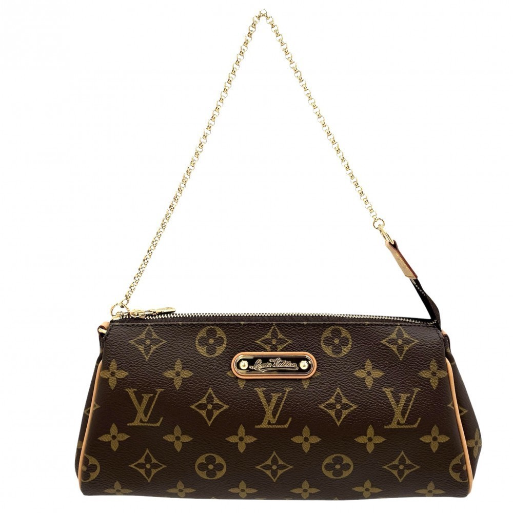 Louis Vuitton Eva Accessory Pouch Shoulder Small Bag Brown